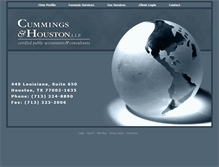 Tablet Screenshot of cummingshouston.com